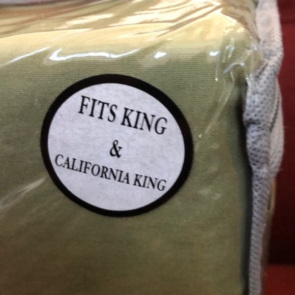 Bamboo Sheets 6 piece set King/Cal Olive - Picture 4 of 5